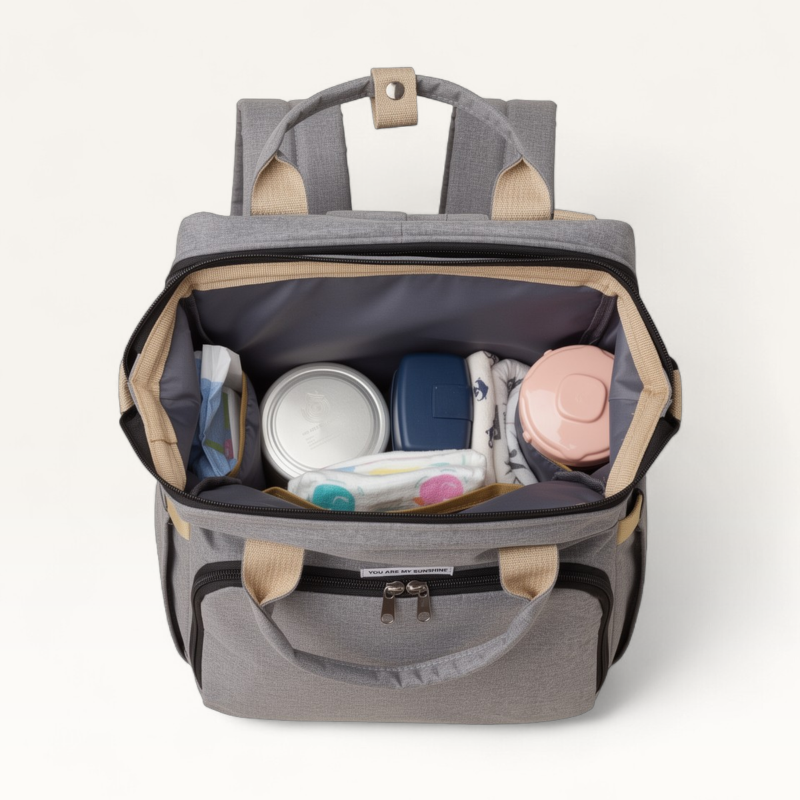 Sac à langer Naelo Baby – Lit pliable intégré